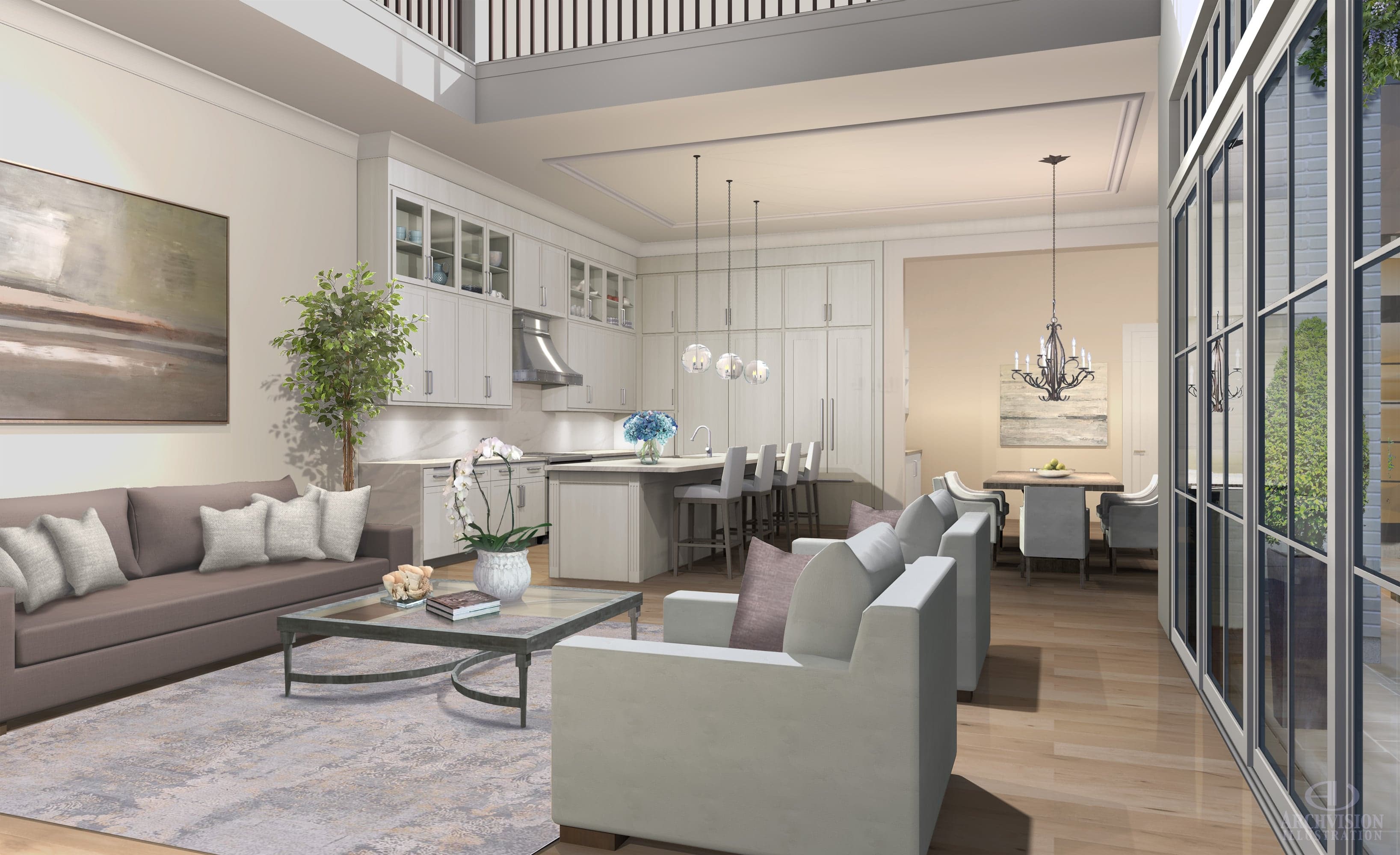 Imber Place living room interior
